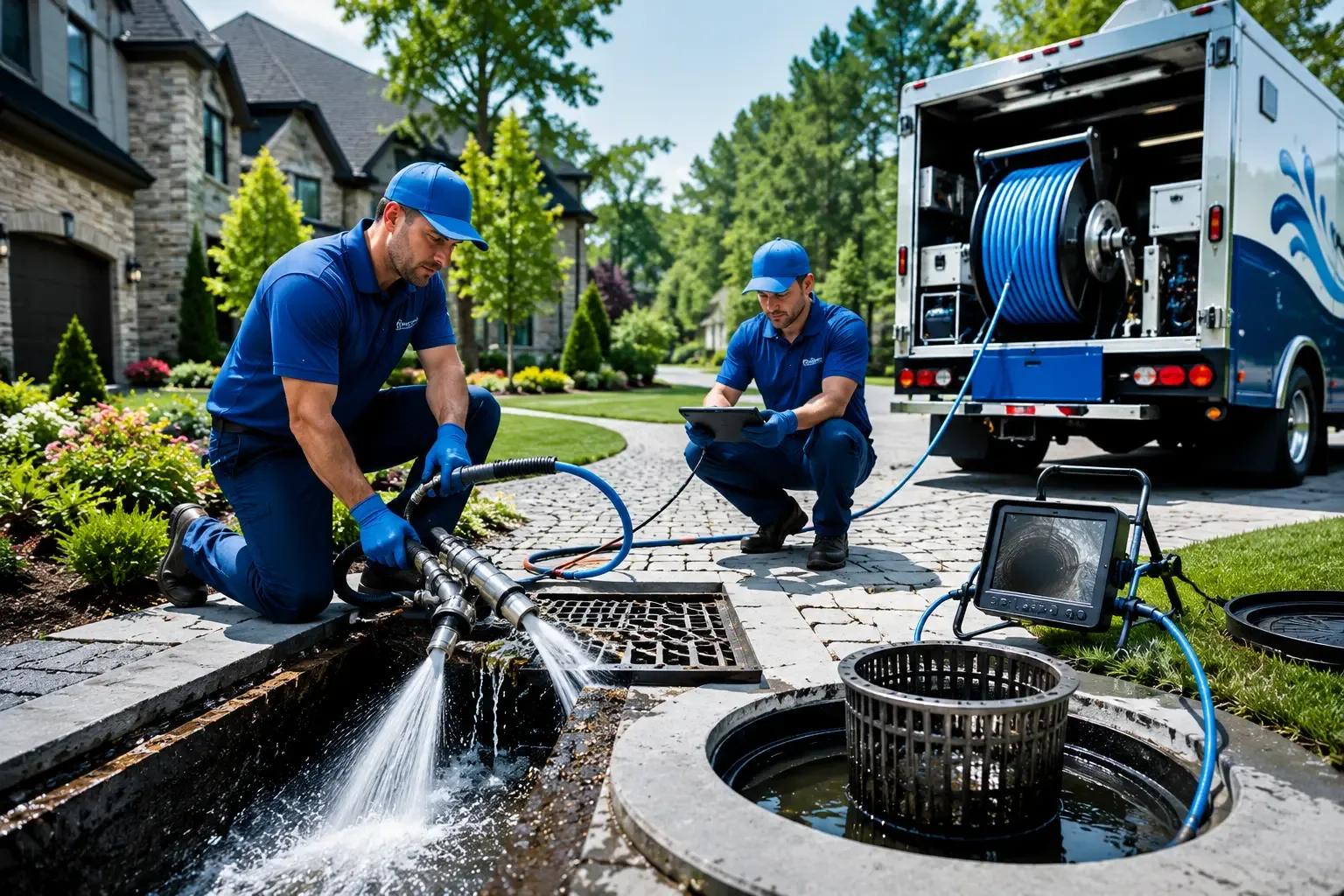 Local outdoor drain cleaning professionals in Sterling, CT